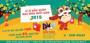 LÌ XÌ ĐẦU XUÂN – MAY MẮN SUỐT NĂM
